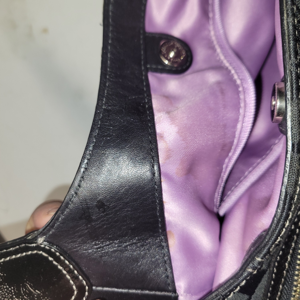 Coach Black Signature Shoulder Bag - Picture 10 of 16